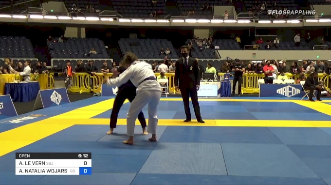 AURÉLIE LE VERN vs ADRIANNA NATALIA WOJARSKA 2021 World Jiu-Jitsu IBJJF ...