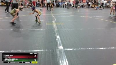 49 lbs Quarterfinal - Evan Hill, Ohio Gold vs Grayson King, Holt Wrestling