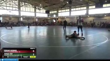 58 lbs Round 1 (4 Team) - Piper Fry, Michigan Revolution Blue vs Esmae Morris, Hillbilly Hamster Mafia