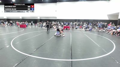 126 lbs Maximus Hay, Wisconsin Red vs Carson Blum, Team Michigan - Blue