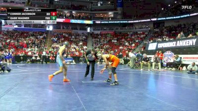 1A-157 lbs Cons. Round 3 - Conner Jacobson, Ridge View vs Gabe Wagner, Panorama