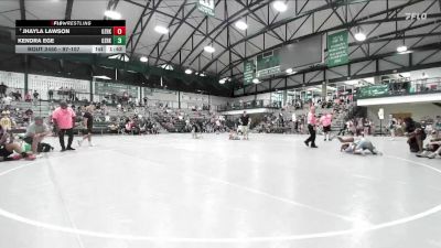 97-107 lbs Quarterfinal - Jhayla Lawson, Team Mascoutah WC vs Kendra Ege, Alber Athletics