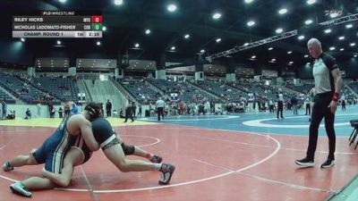 285 lbs Champ. Round 1 - Riley Hicks, Missouri Valley vs Nicholas Ladomato-Fisher, Cornerstone