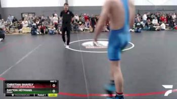 145 lbs Quarterfinal - Christian Snavely, Port Angeles Wrestling Club vs Dayton Heymann, NWWC