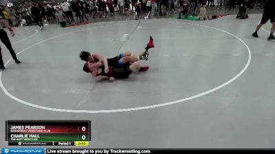 132 lbs Cons. Round 3 - James Pearson, Eaglecrest Wrestling Club vs Charlie Hall, The Best Wrestler