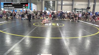 78 lbs Round Of 16 - Luca Sundo, Pittsburgh vs Coyle Heggins, York