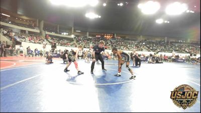 80 lbs Quarterfinal - Jamaree Washington, Del City Little League Wrestling vs Carsen Higgs, Claremore Wrestling Club