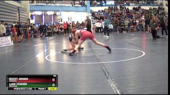 98 lbs Cons. Round 7 - Rocky Jensen, Madison vs Luke Mosher, Ridgeline