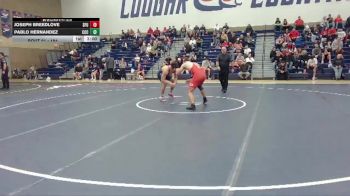 184 lbs Champ. Round 1 - Pablo Hernandez, Clackamas Community College vs Joseph Breedlove, Simon Fraser (B.C.)