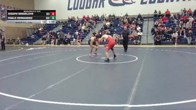 184 lbs Champ. Round 1 - Pablo Hernandez, Clackamas Community College vs Joseph Breedlove, Simon Fraser (B.C.)