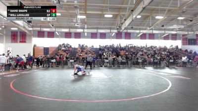 150 lbs Round Of 16 - David Snape, Boston Latin vs Will LaVallee, Saint John's Prep