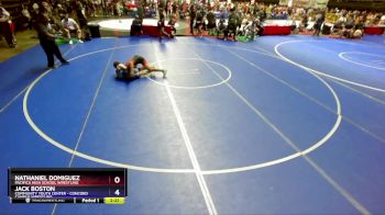 157 lbs Champ. Round 2 - Nathaniel Domiguez, Pacifica High School Wrestling vs Jack Boston, Community Youth Center - Concord Campus Wrestling