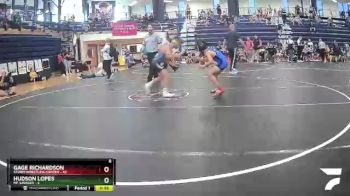 75 lbs Round 2 (8 Team) - Gage Richardson, Storm Wrestling Center vs HUDSON LOPES, MF Savages
