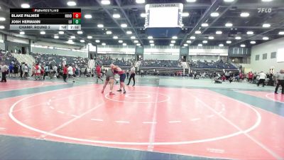 285 lbs Champ. Round 2 - Josh Hermann, Liberty U vs Blake Palmer, Huntingdon