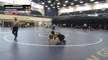 125 lbs Cons. Round 3 - Mason Barros-Santiago, Rio Hondo vs Nathan Kaiser, Lemoore College