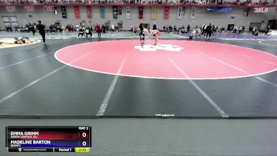 138 A Champ. Round 2 - Emma Grimm, North Central (IL) vs Madeline Barton, Quincy