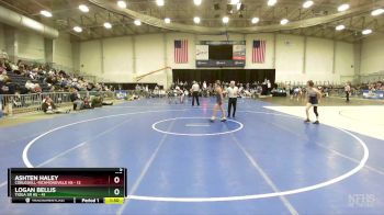 110 lbs Round 1 (3 Team) - Logan Bellis, Tioga Sr HS vs Ashten Haley, Cobleskill-Richmondville HS