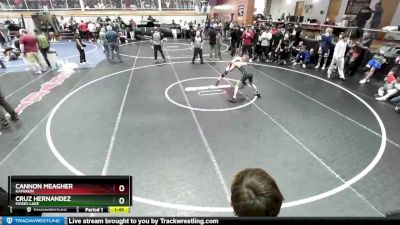 126 lbs Cons. Round 3 - Cruz Hernandez, Moses Lake vs Cannon Meagher, Kamiakin