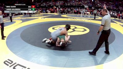 D1-157 lbs Quarterfinal - Niko Giatis, Med. Highland vs Jared Goldberg, St. Edward