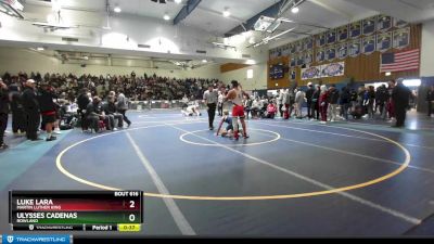 144 lbs 7th Place Match - Luke Lara, Martin Luther King vs Ulysses Cadenas, Rowland