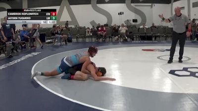 119 lbs Round 5 (6 Team) - Jayden Tuquero, LAW/Crass vs Cameron Koflowitch, CT Whale