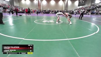 144A Quarterfinal - Colton Tollefson, Fennimore vs Logan Avalon, Garden City HS