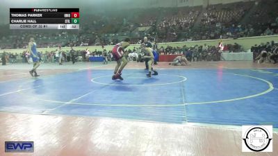 118 lbs Consi Of 32 #1 - Thomas Parker, Union JH vs Charlie Hall, Stillwater Wrestling