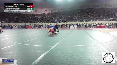 94 lbs Consi Of 32 #2 - Cody Honeycutt, Wagoner vs Landon Copeland, Sand Springs Jr High