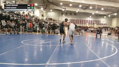 285 lbs 7th Place - Jaden Merwin, Tyngsborough/Dracut vs John Danick, Hanover