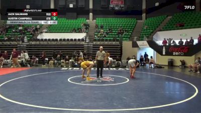 167 lbs Semifinals (16 Team) - Jack Salmans, Pike Road School vs Austin Campbell, Athens