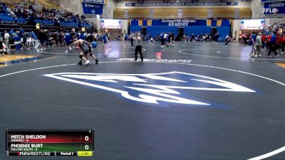 144 lbs Round 2 - Phoenix Burt, Millard South vs Mitch Sheldon, Amherst