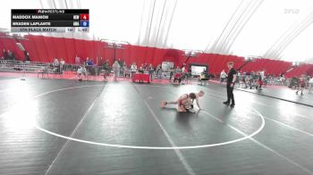 105 lbs 5th Place Match - Maddox Manion, RT Elite Wrestling vs Braden LaPlante, Askren Wrestling Academy