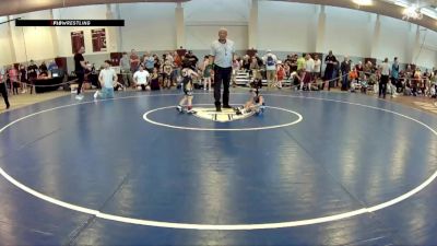40 lbs Cons. Semi - Wells Stearly, Midlothian Miners Wrestling Club vs Atticus Devault, Nova WC