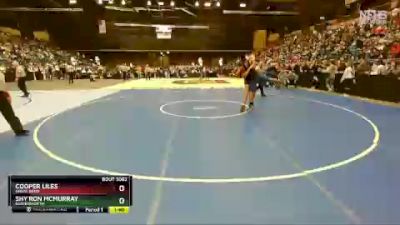 5A-150 lbs Champ. Round 1 - Cooper Liles, Great Bend vs Shy`Ron McMurray, Leavenworth
