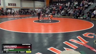 N-4 lbs Quarterfinal - Kohen Gerot, The Royal vs Landon Roberts, Big Game Wrestling Club