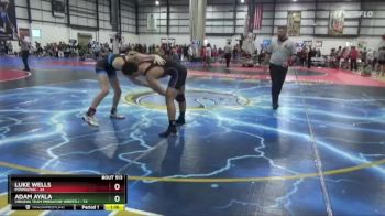 132 lbs Cons. Round 5 - Adam Ayala, Virginia Team Predator Wrestli vs Luke Wells, Powhatan