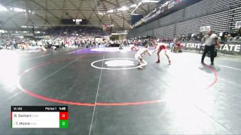 1A 145 lbs Champ. Round 1 - Ty Moore, Naches Valley vs Braden Swihart, Castle Rock