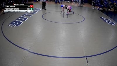 55-58 lbs Round 5 - Scarlett Stutz, Butler vs Dax Huber, Cambria Heights