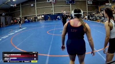 138 lbs Cons. Semi - Anja Hansen, Ottawa AZ vs Bella Hernandez, UT Tech