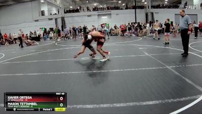 132 lbs Round 6 (8 Team) - Xavier Ortega, GT Apocalypse vs Mason Tettambel, Team Shutt Bowman