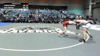 165 lbs Round Of 16 - Xander Nielsen, Juab vs Alex Crawley, Canyon View UT