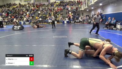 145 lbs Consy 2 - Jackson Wentz, Cedar Cliff vs James Sloan, St. Joseph Regional-NJ