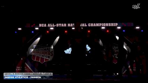 Inspire Athletics - Passion [2026 L5 Senior Coed - Medium Day 2] 2026 NCA All-Star National Championship