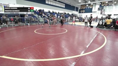 128 lbs Cons. Semi - Enrico Guerra, Reign WC vs Preston Schreck, Eastvale Elite