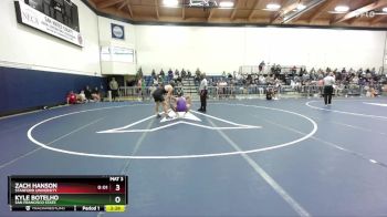 165 lbs 3rd Place Match - Zach Hanson, Stanford University vs Kyle Botelho, San Francisco State