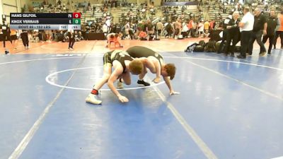 152 lbs Consi Of 8 #2 - Hans Gilfoil, PA vs Knox Verbais, IL