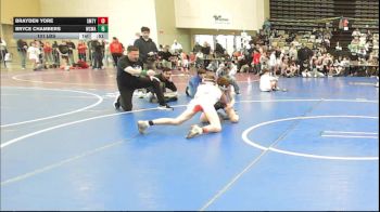 101 lbs Rr Rnd 2 - Brayden Yore, Smitty's Barn Black - ESC vs Bryce Chambers, Wrecking Crew Wrestling Academy - ESC