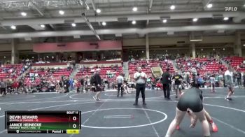 145 lbs Round 4 (6 Team) - Devin Seward, Queens Of Mayhem vs Janice Heinecke, Midwest Misfitz Pink