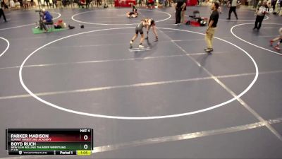 98 lbs Cons. Round 5 - Boyd Ruch, New Ulm Rolling Thunder Wrestling Club vs Parker Madison, Summit Wrestling Academy