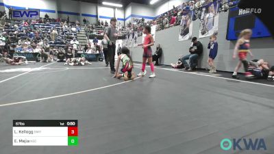 67 lbs Consolation - Layla Kellogg, Smith Wrestling Academy vs Emma Mejia, Norman Grappling Club